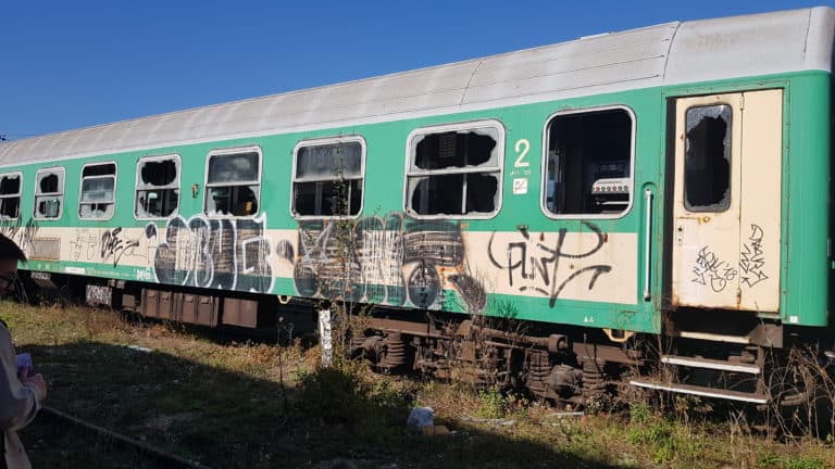 Tabor wagonów towarowych, Lublin, województwo lubelskie - relacja z 10.2018, zdjęcie 2