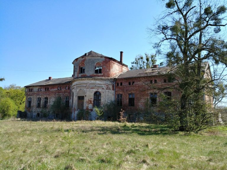 XVII pałac w Wełnie, Wełna, województwo wielkopolskie - relacja z 04.2019, zdjęcie 1