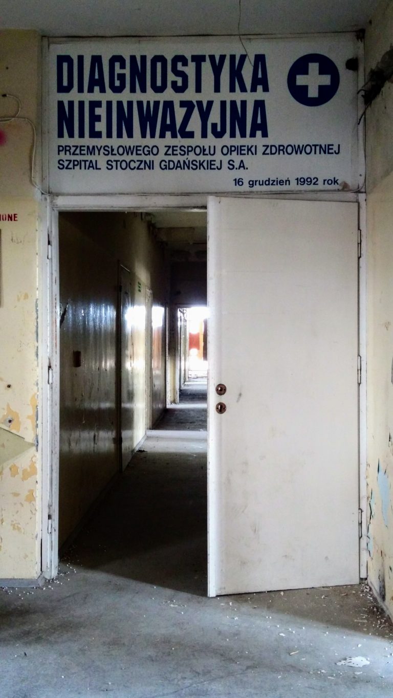 Opuszczony Szpital Stoczniowy, Gdańsk, województwo pomorskie - relacja z 04.2019, zdjęcie 4