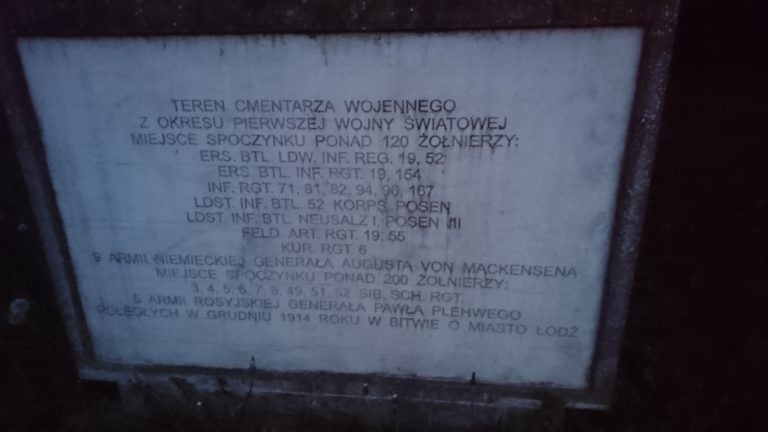 Cmentarz Wojenny z I Wojny Światowej, Bechcice-Kolonia, województwo łódzkie - zdjęcie z relacji 1