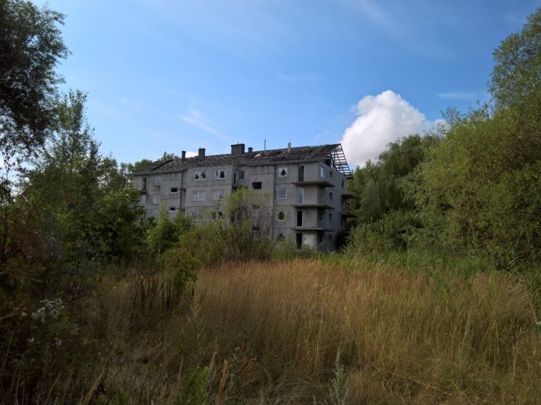 Nie dokończony opuszczony blok, Śliwice, województwo kujawsko-pomorskie - relacja z 08.2019, zdjęcie 1