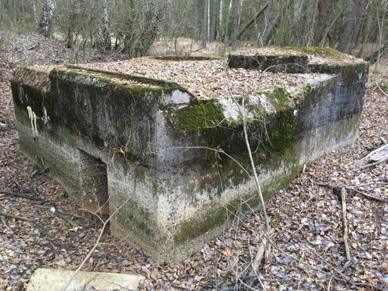 Poniemieckie bunkry Chorzyna, Chorzyna, województwo łódzkie - relacja z 01.2020, zdjęcie 2