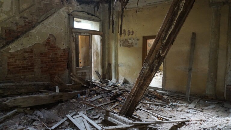 Dwór w Dzierżnicy, Dzierżnica, województwo wielkopolskie - relacja z 10.2019, zdjęcie 2