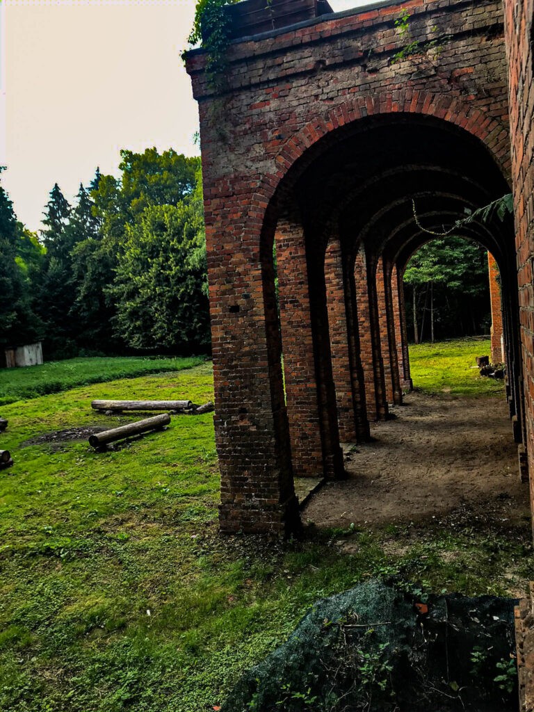 Zamek w stanie surowym, Grąbkowo, województwo wielkopolskie - relacja z 07.2020, zdjęcie 5