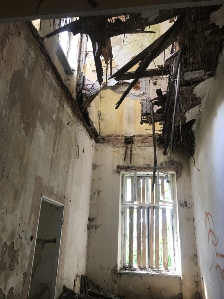 Opuszczony pałac w Zawiszy, Węgrzynice, województwo lubuskie - relacja z 07.2020, zdjęcie 11