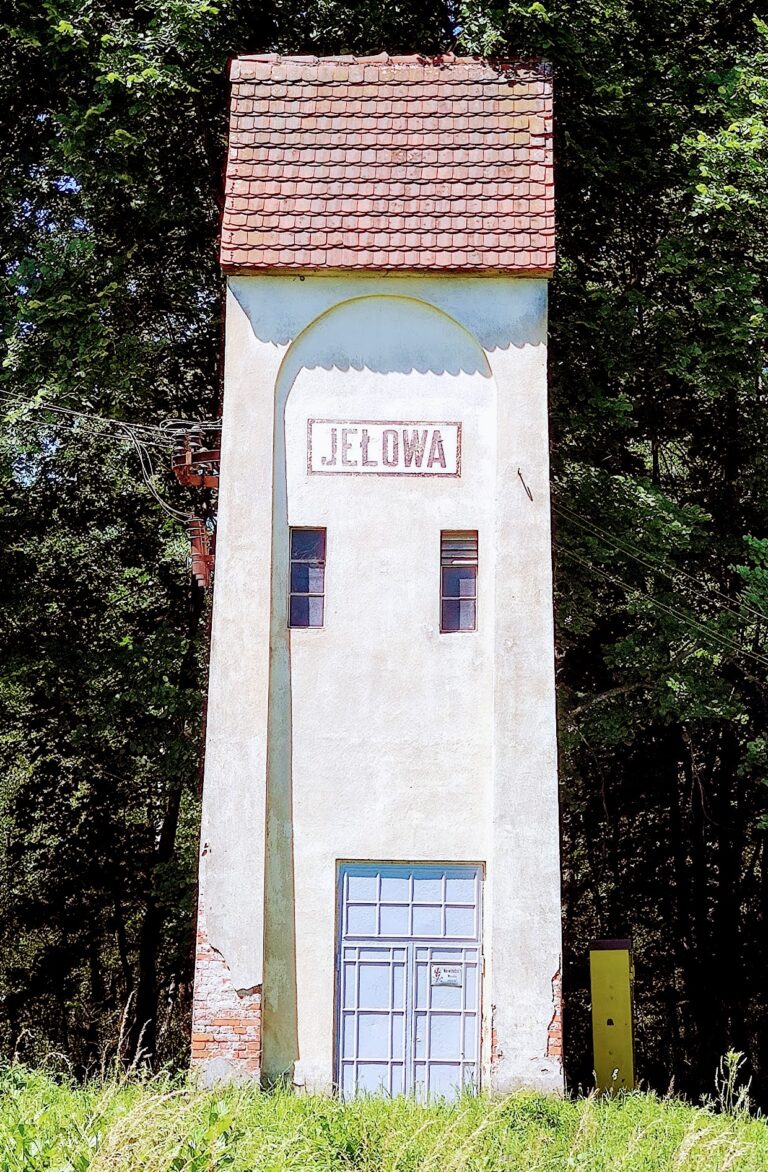 wieża ciśnień pkp, Dąbrówka Łubniańska, województwo opolskie - relacja z 07.2020, zdjęcie 4