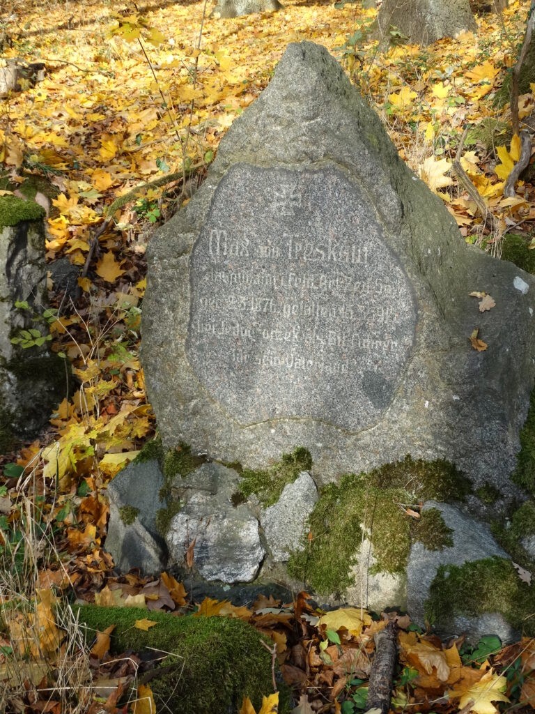 Cmentarz rodzinny rodu von Treskov z XIX wieku, Poznań, województwo wielkopolskie - zdjęcie 2