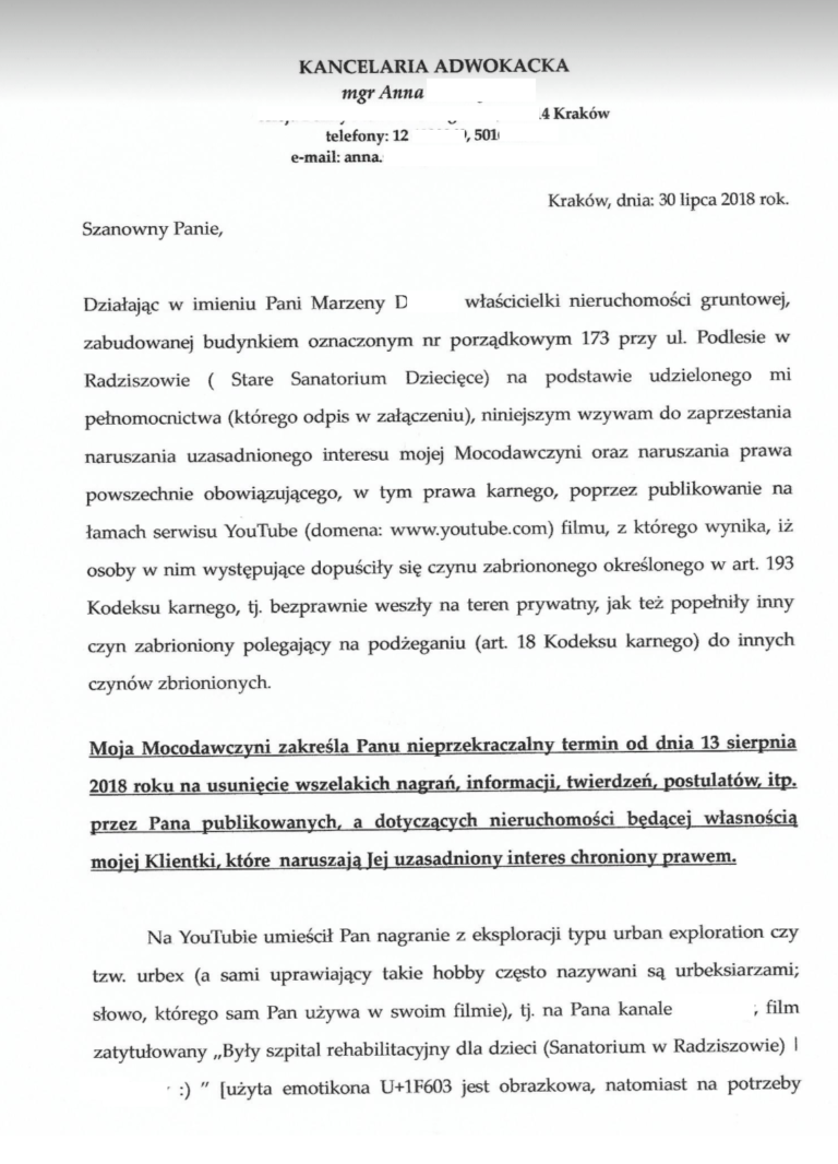 Były szpital rehabilitacyjny dla dzieci, Radziszów, województwo małopolskie - zdjęcie z relacji 1