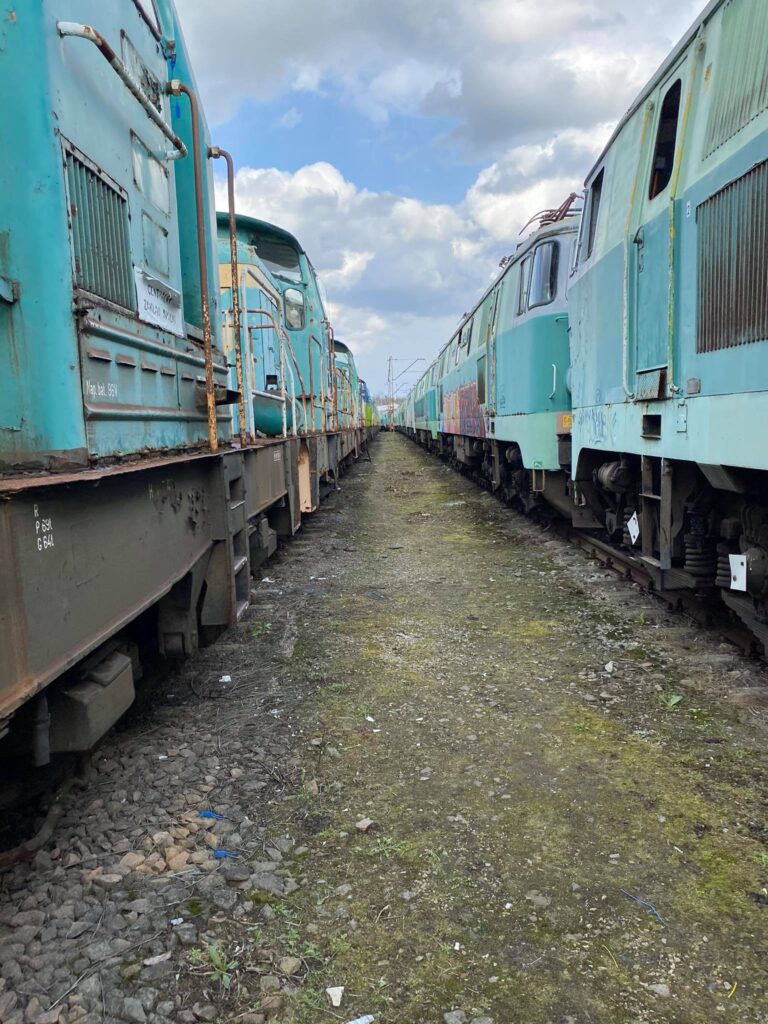 Cmentarzysko pociągów, Łódź, województwo łódzkie - relacja z 04.2021, zdjęcie 20