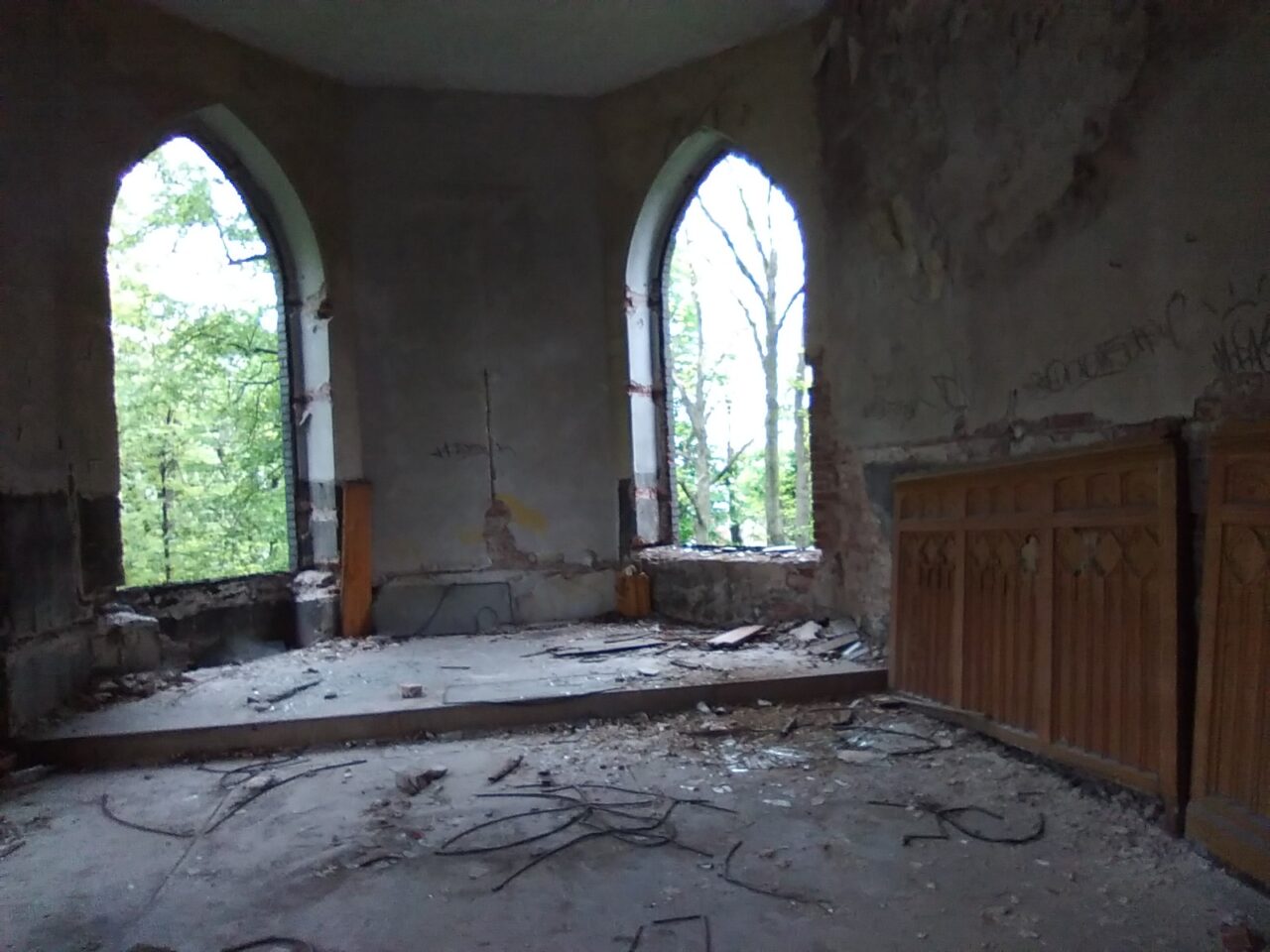 Opuszczony szpital wirecki, Ruda Śląska, śląskie — zdjęcie 1