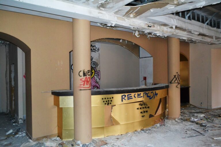 Sporej wielkosci zajazd / hotel przy trasie DK60 pomiędzy Gośtyniem a Płockiem., Wola Łącka, województwo mazowieckie - relacja z 11.2021, zdjęcie 7
