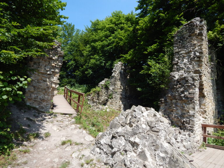 Ruiny Zamku Sobień, Manasterzec, województwo podkarpackie - relacja z 06.2021, zdjęcie 3