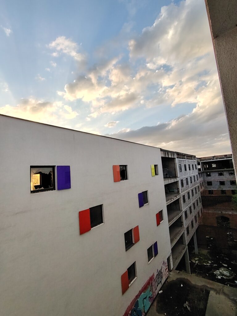 stary niedokonczony hotel, Sosnowiec, województwo śląskie - relacja z 06.2024, zdjęcie 12