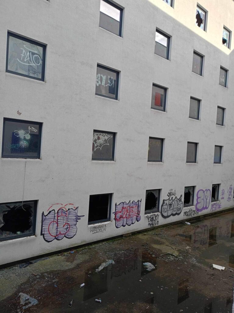 stary niedokonczony hotel, Sosnowiec, województwo śląskie - relacja z 03.2024, zdjęcie 15