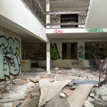 Opuszczony ośrodek Polfy Tarchomin Serock