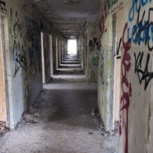 Opuszczona bursa szkolna Katowice