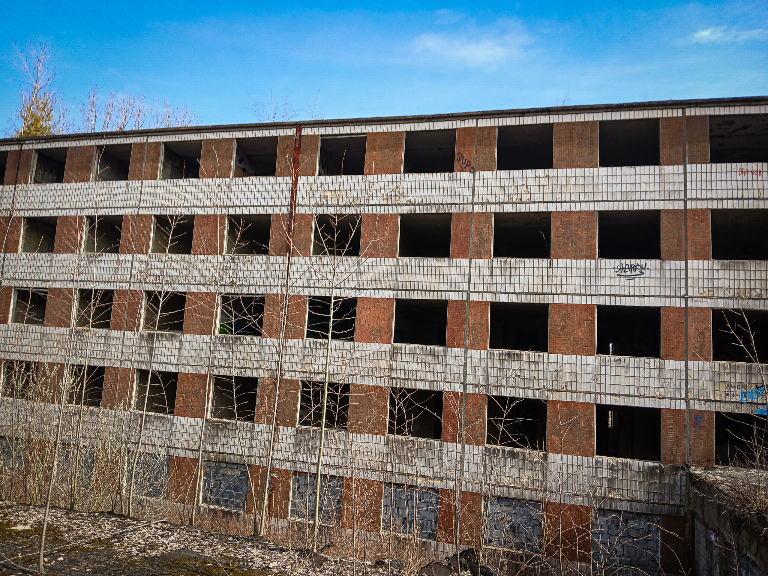 Opuszczona bursa szkolna, Katowice, województwo śląskie