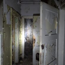 Opuszczone budynki szpitala psychiatrycznego srebrniki Gdańsk