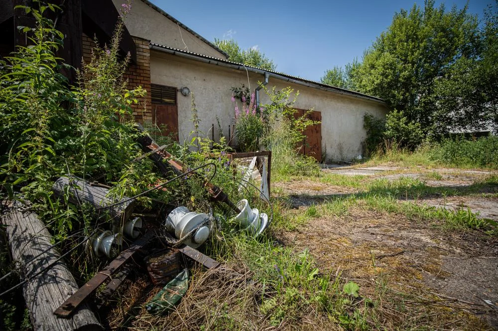 Opuszczona przetwarzalnia Torfu Sucha Góra Orawska