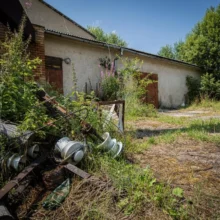Opuszczona przetwarzalnia Torfu Sucha Góra Orawska