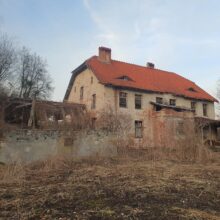 Opuszczona willa i dworek Elbląg