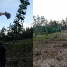 Dawna wieża obserwacyjna Dębki